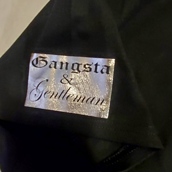Gangsta & Gentleman LLC t-shirt navy blue Large - Picture 3 of 3